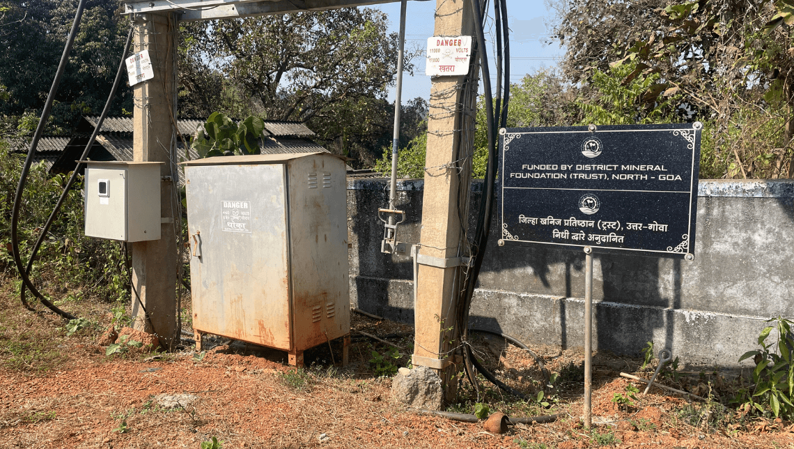 200KVA transformer at Village Panchayat Piligao