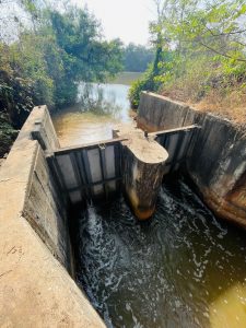 Desilting of agriculture land at Pissurlem
