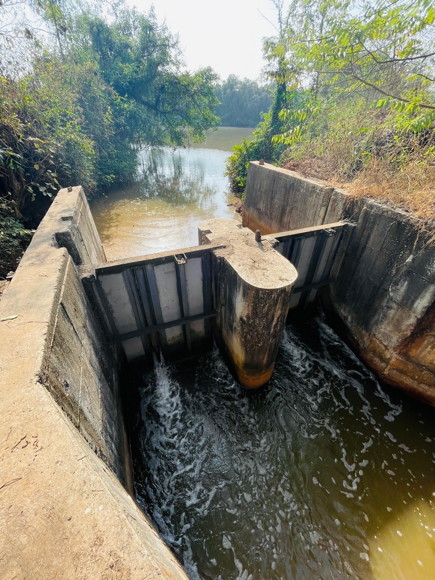 Desilting of agriculture land at Pissurlem