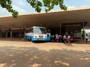 Transportation facility to school going childrens in mining affected areas by K.T.C.L. (Govt.of Goa)