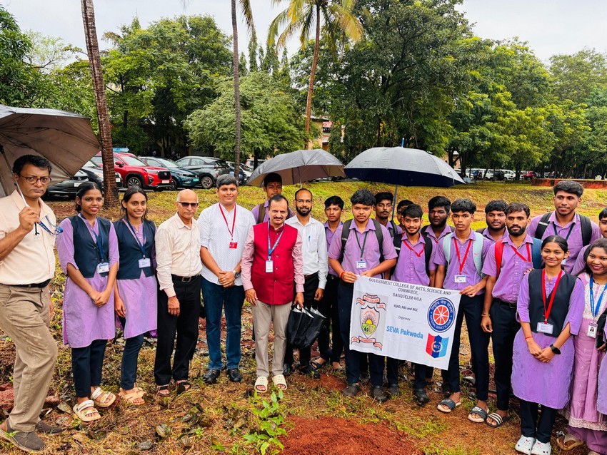 Green cover at Govt College Sanquelim