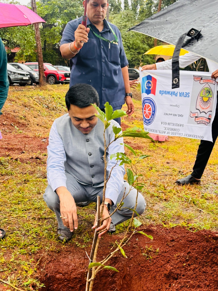 Green cover at Govt College Sanquelim