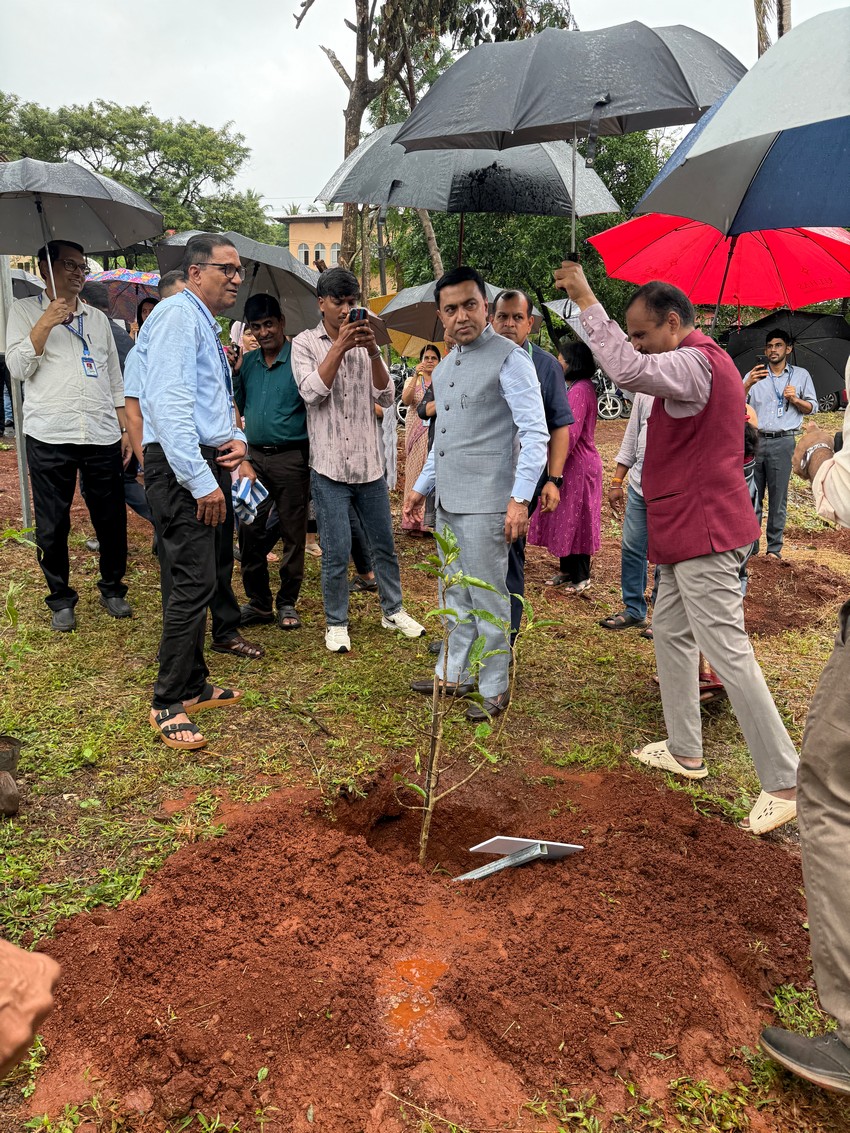 Green cover at Govt College Sanquelim
