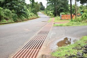 Hotmixing of road and Improvement of drainage system in Pale