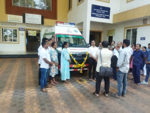 Purchase of Ambulance for CHC Bicholim