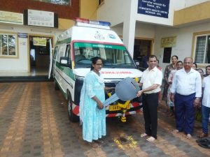 Purchase of Ambulance for CHC Bicholim