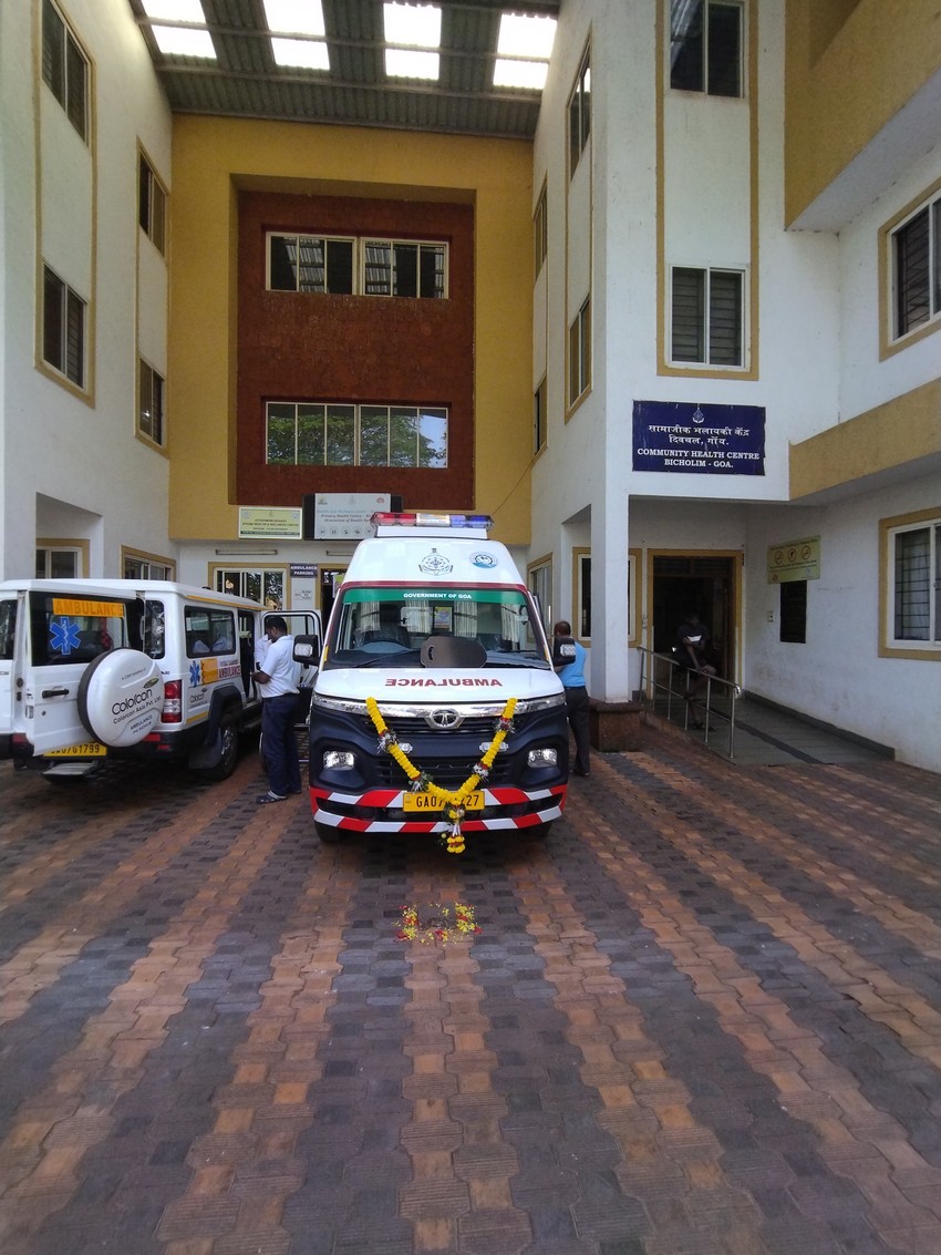 Purchase of Ambulance for CHC Bicholim