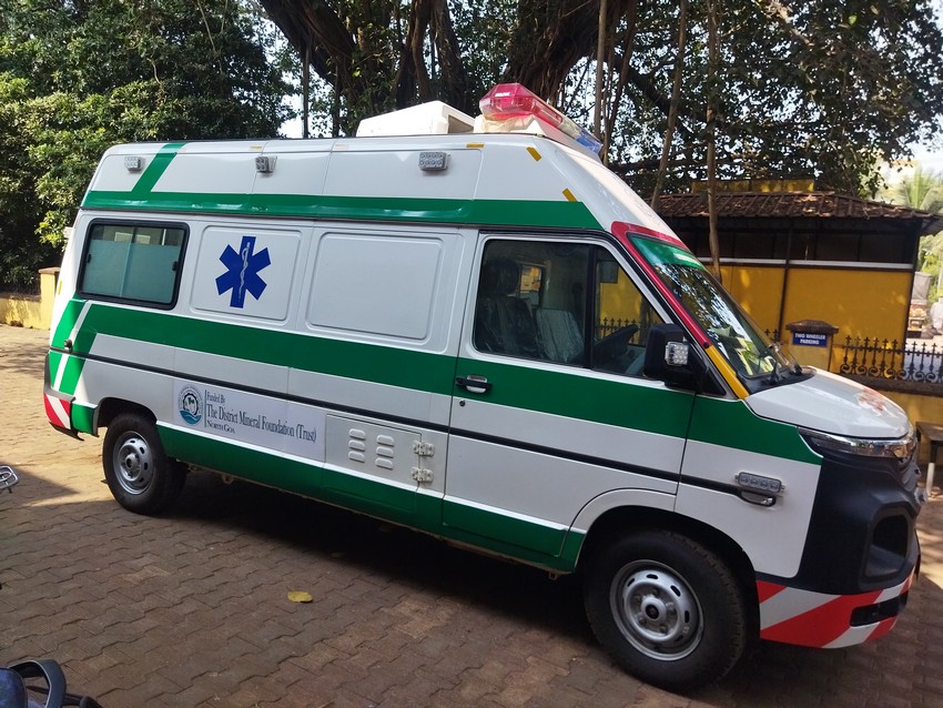 Purchase of Ambulance for CHC Bicholim